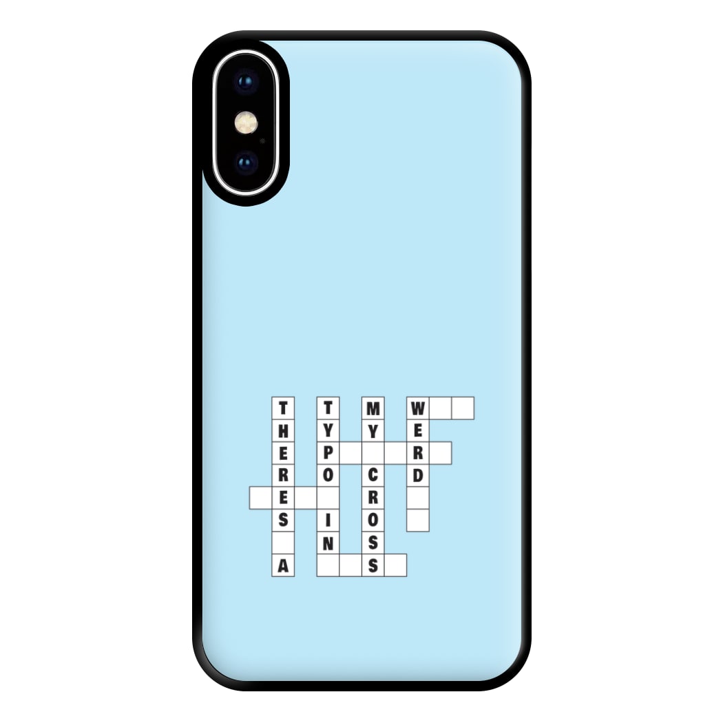 Theres A Typo - B99 Phone Case for iPhone XS Max