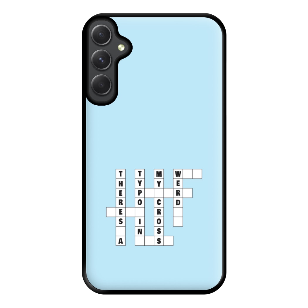 Theres A Typo - B99 Phone Case for Galaxy A34