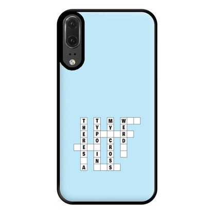 Theres A Typo - B99 Phone Case for Huawei P20