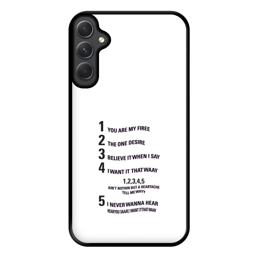 I Want It That Way - B99 Phone Case for Galaxy A14