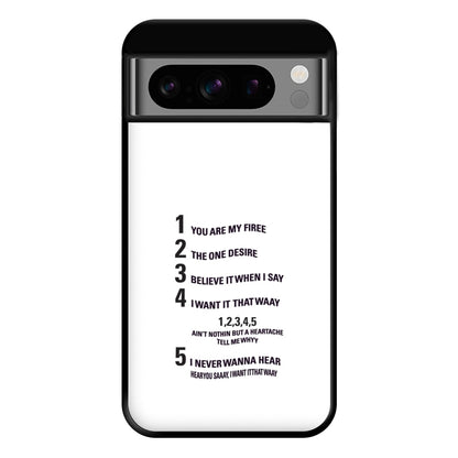 I Want It That Way - B99 Phone Case for Google Pixel 8 Pro