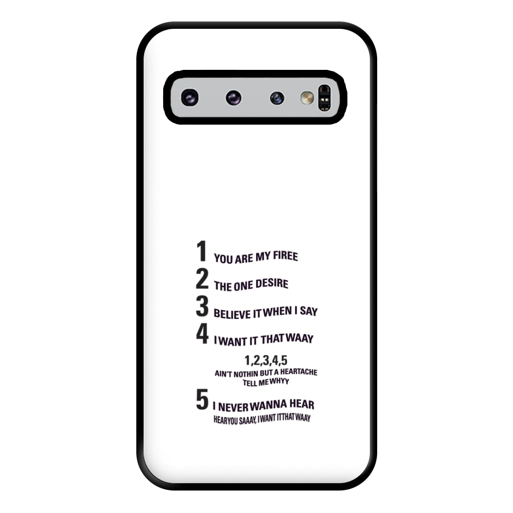 I Want It That Way - B99 Phone Case for Galaxy S10 Plus