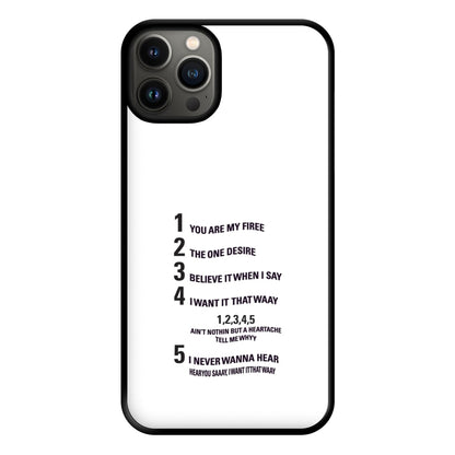 I Want It That Way - B99 Phone Case for iPhone 13