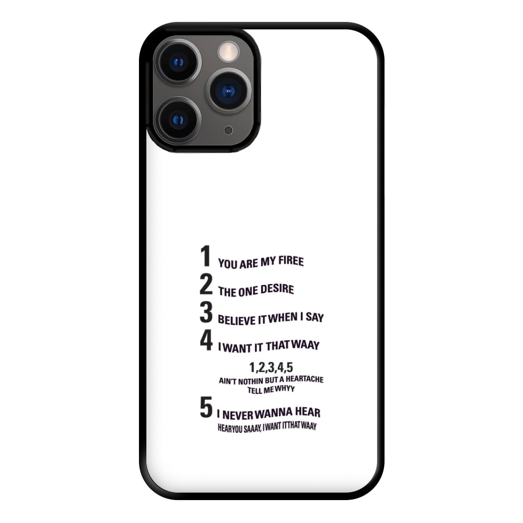 I Want It That Way - B99 Phone Case for iPhone 12 Pro Max