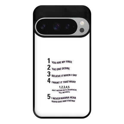 I Want It That Way - B99 Phone Case for Google Pixel 9 Pro XL