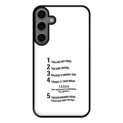 I Want It That Way - B99 Phone Case for Galaxy S23FE