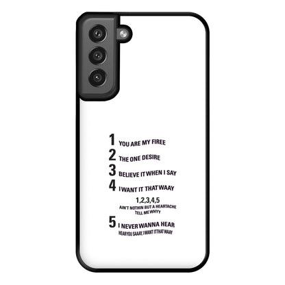 I Want It That Way - B99 Phone Case for Galaxy S21FE