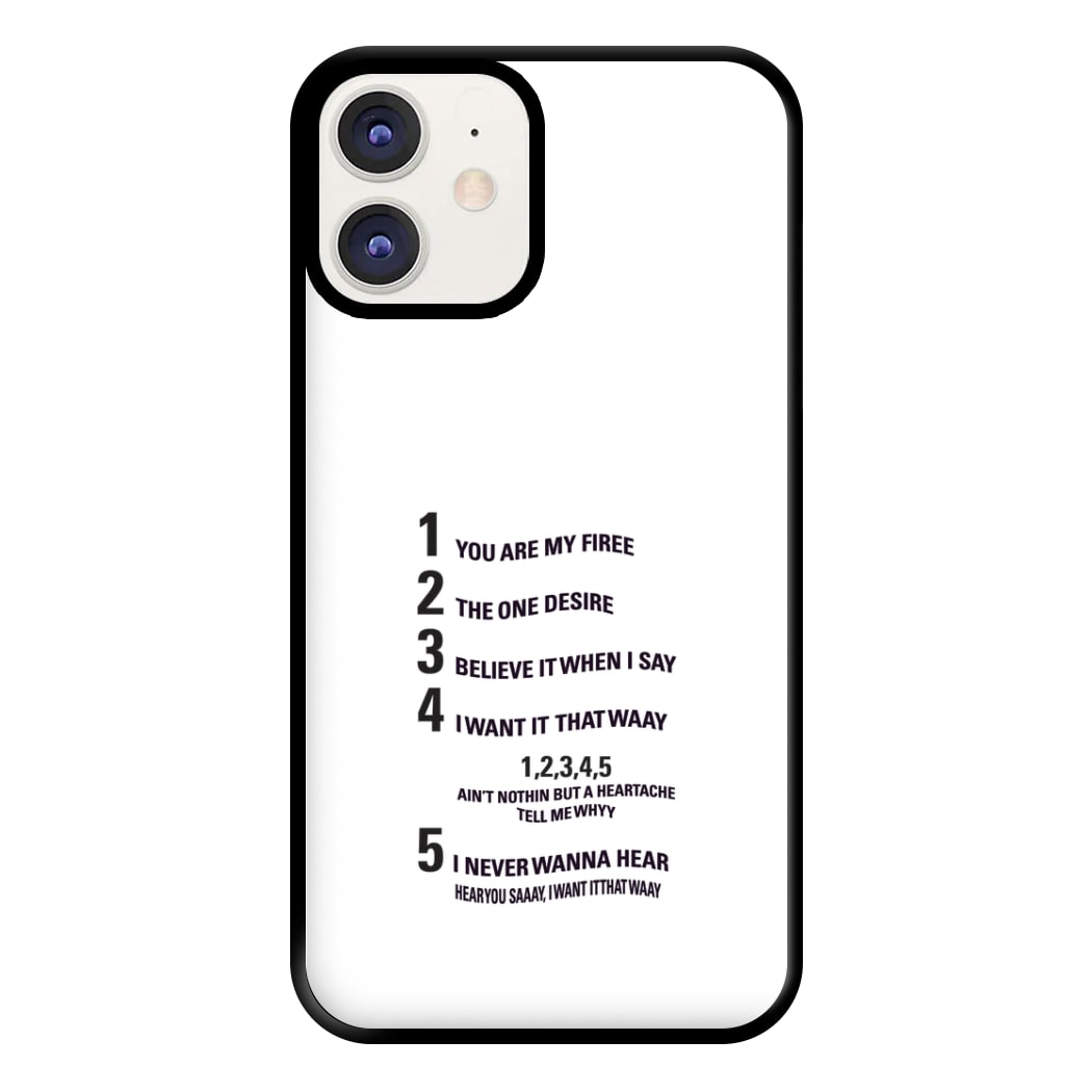 I Want It That Way - B99 Phone Case for iPhone 11