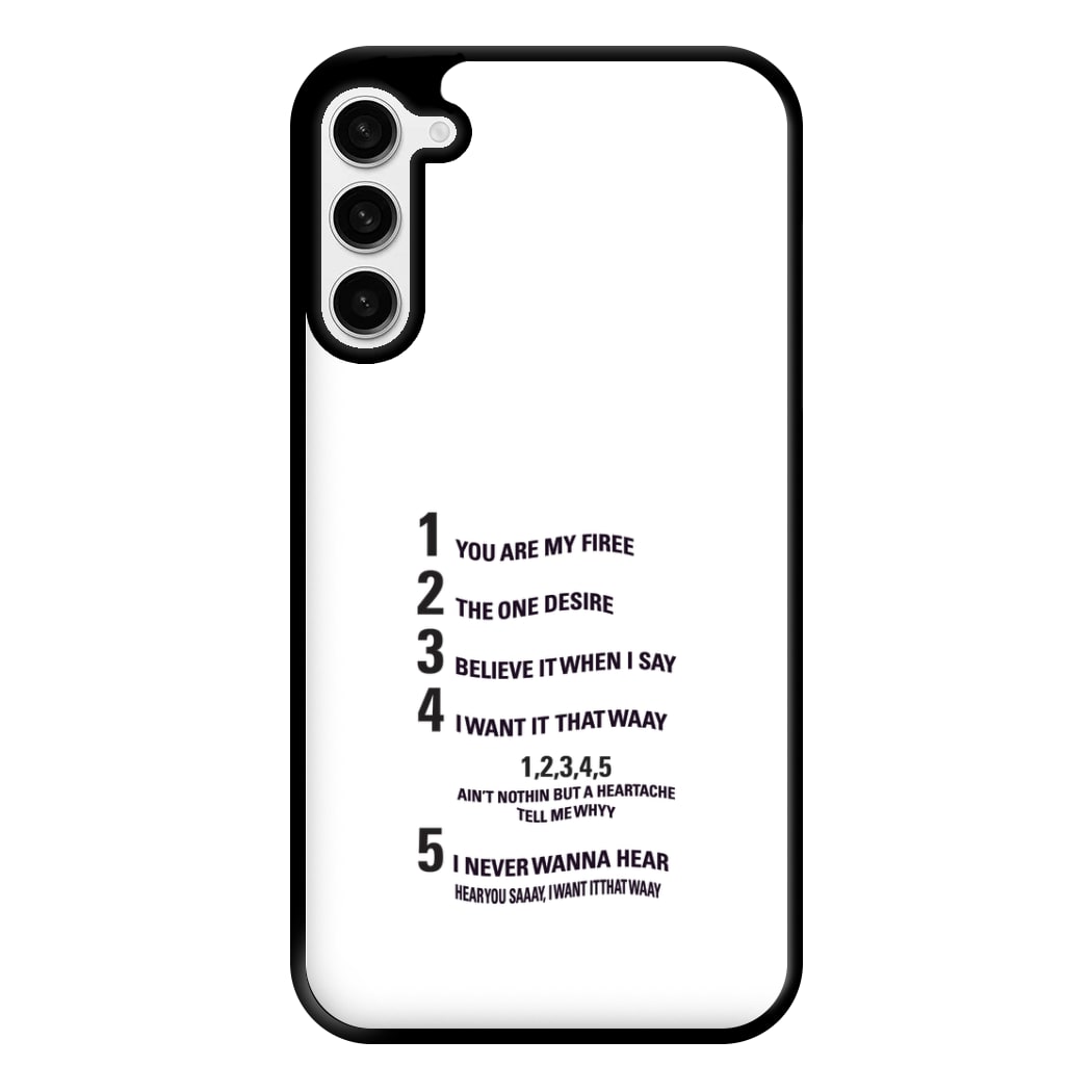 I Want It That Way - B99 Phone Case for Galaxy S23 Plus