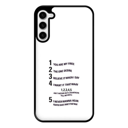 I Want It That Way - B99 Phone Case for Galaxy S23 Plus