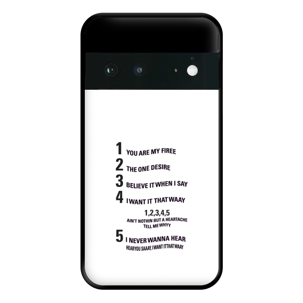 I Want It That Way - B99 Phone Case for Google Pixel 6a