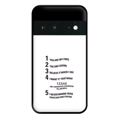 I Want It That Way - B99 Phone Case for Google Pixel 6a