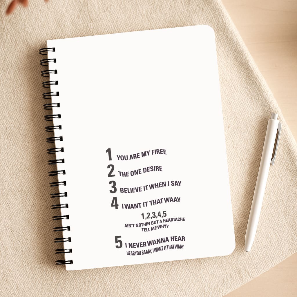 I Want It That Way - Brooklyn Nine-Nine Notepad