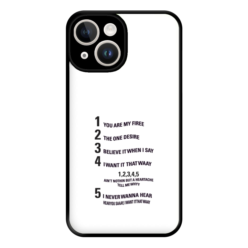 I Want It That Way - B99 Phone Case for iPhone 14