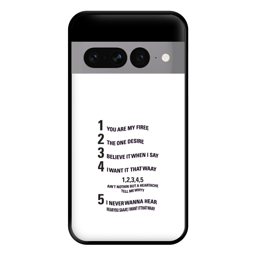 I Want It That Way - B99 Phone Case for Google Pixel 7 Pro