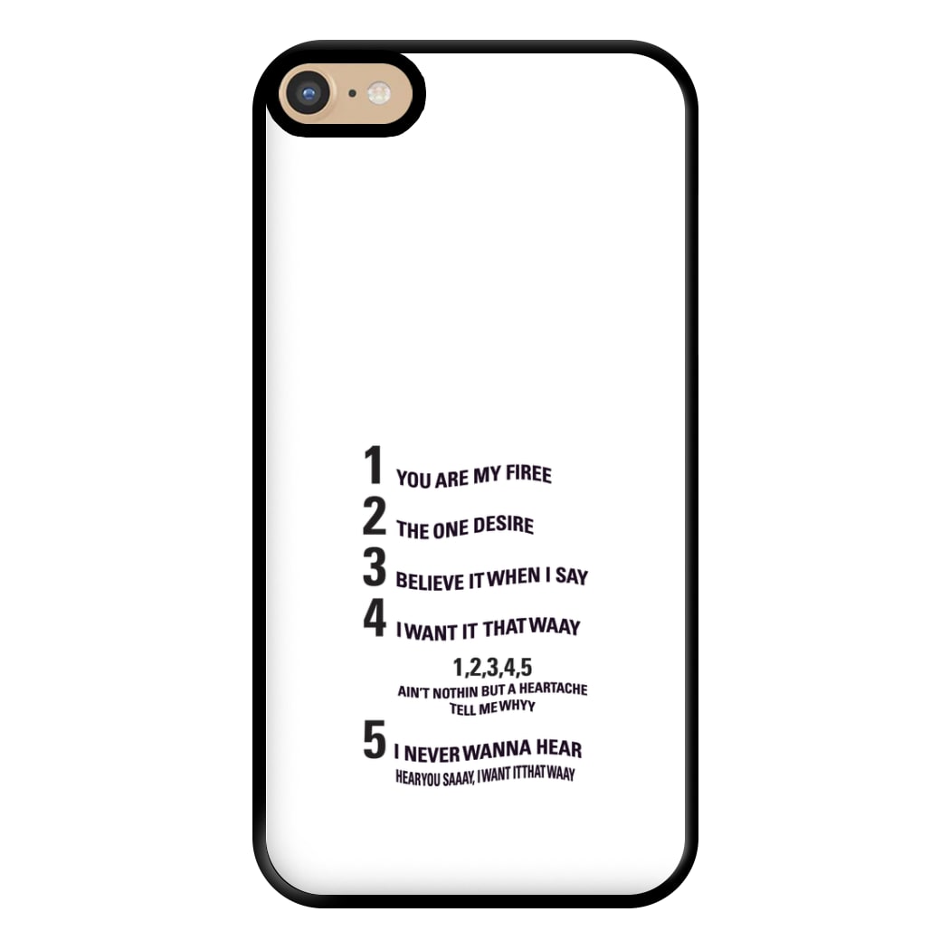 I Want It That Way - B99 Phone Case for iPhone 6 Plus / 7 Plus / 8 Plus