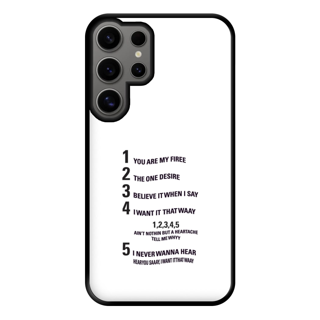 I Want It That Way - B99 Phone Case for Galaxy S24 Ultra