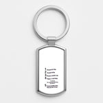 I Want It That Way - Brooklyn Nine-Nine Silver Keyring