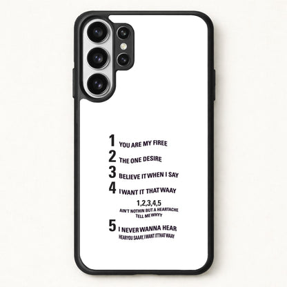 I Want It That Way - B99 Phone Case for Galaxy S26 Ultra