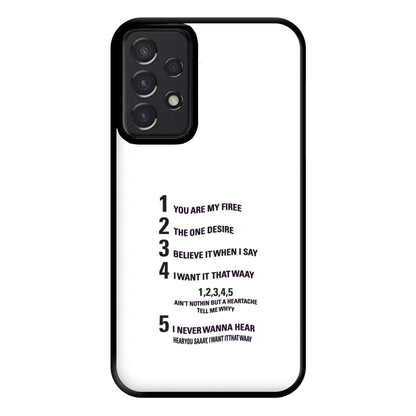 I Want It That Way - B99 Phone Case for Galaxy A52 / A52s