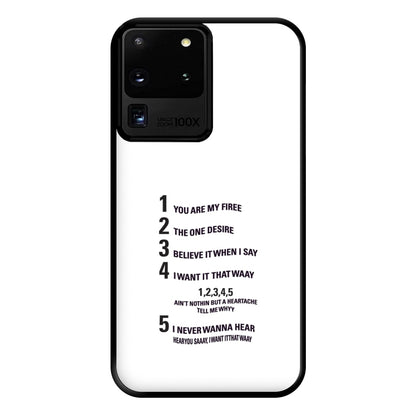 I Want It That Way - B99 Phone Case for Galaxy S20 Ultra