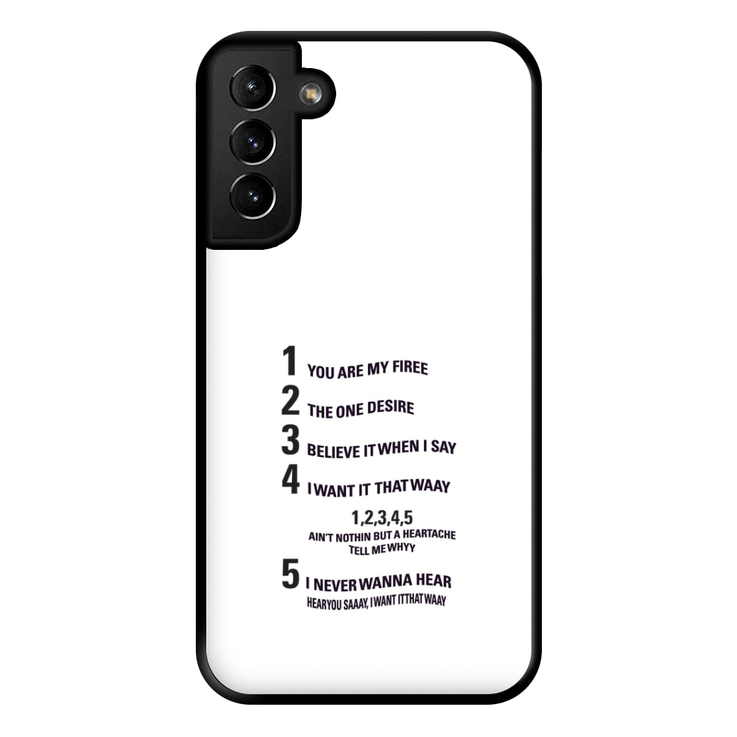 I Want It That Way - B99 Phone Case for Galaxy S21 Plus