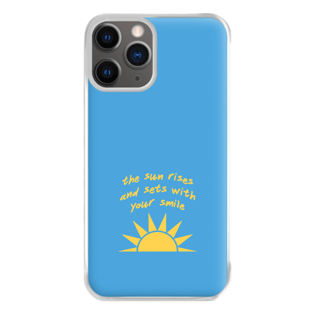 The Sun Rises And Sets With Your Smile Phone Case for iPhone 12 Pro Max