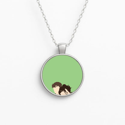 Marianne Resting On Connell Circle Necklace