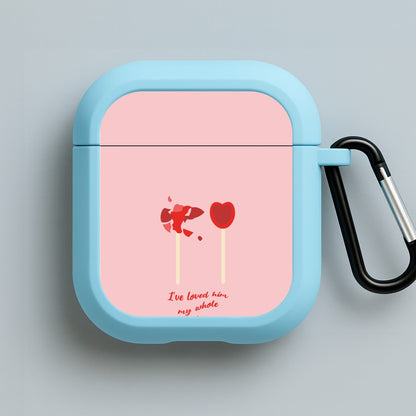 I've Loved Him My Whole Life Blue AirPods Case