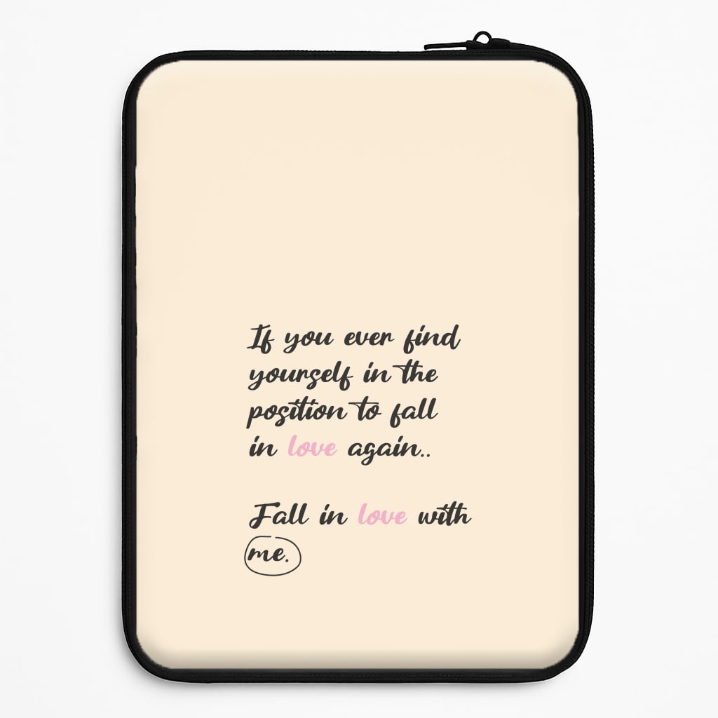 Fall In Love With Me Laptop Sleeve