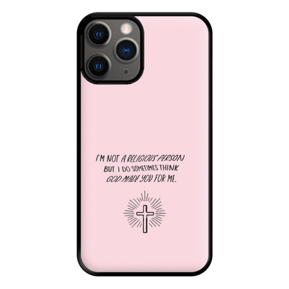 I'm Not A Religious Person Phone Case for iPhone 12 Pro Max