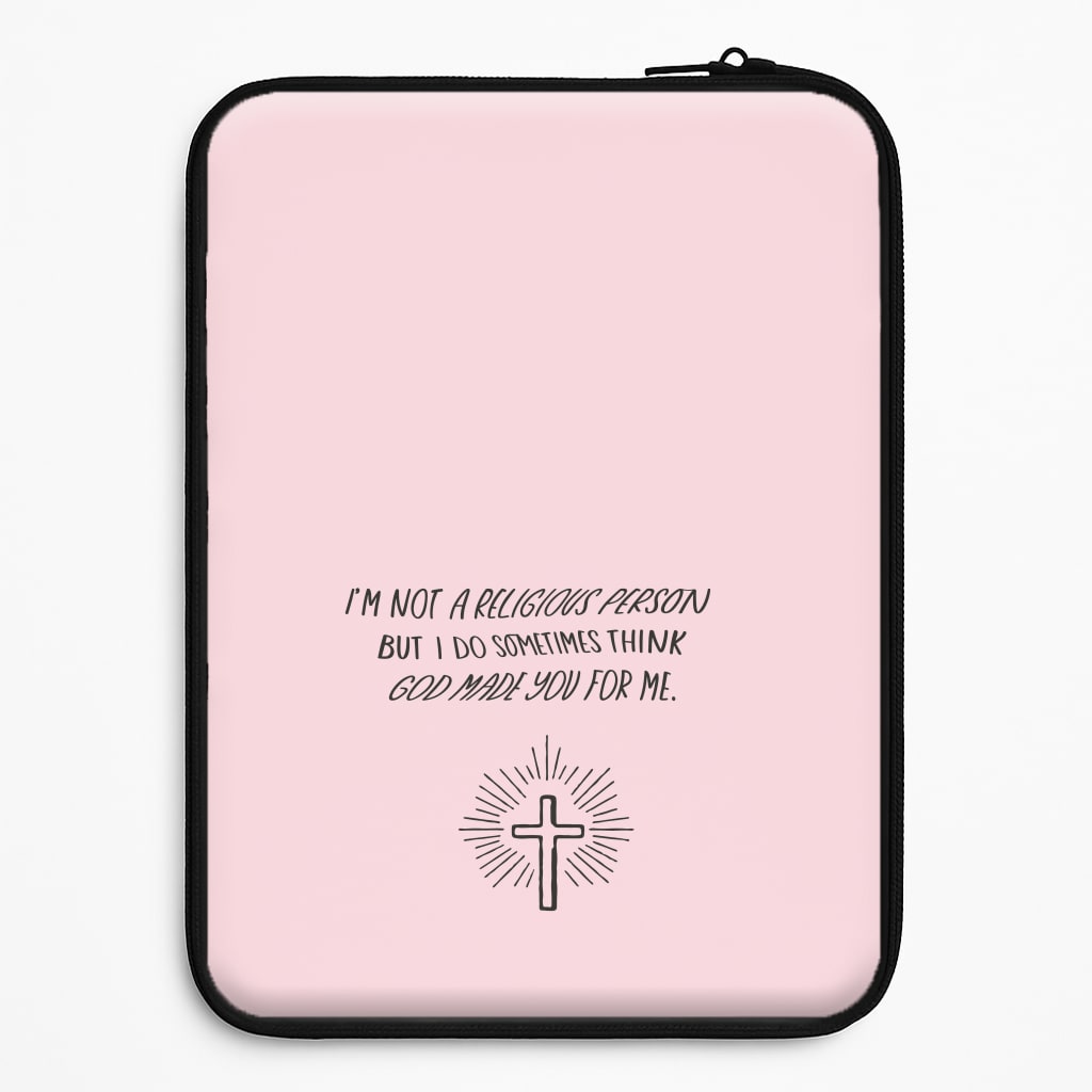 I'm Not A Religious Person Laptop Sleeve