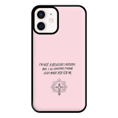 I'm Not A Religious Person Phone Case for iPhone 13 Mini