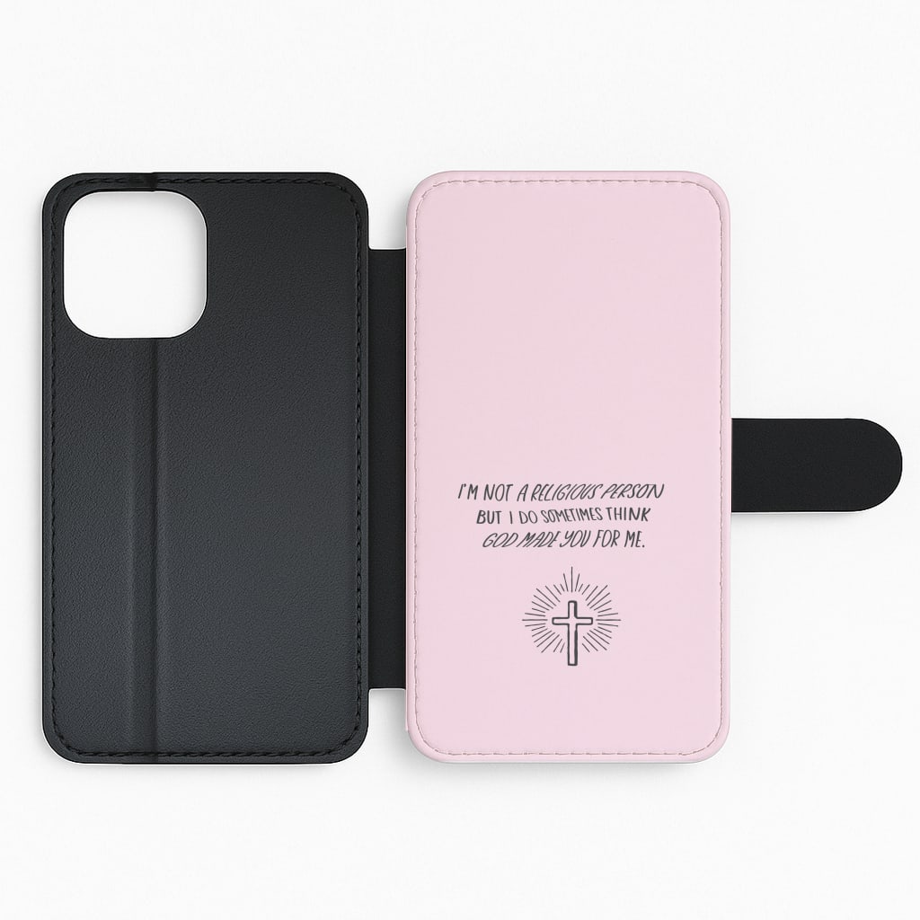 I'm Not A Religious Person Flip Phone Case