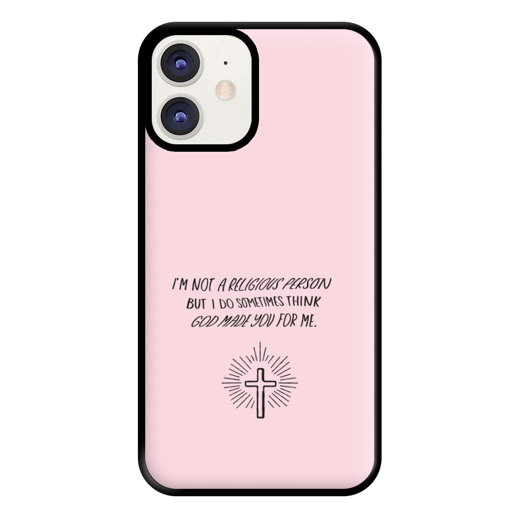 I'm Not A Religious Person Phone Case for iPhone 12 / 12 Pro