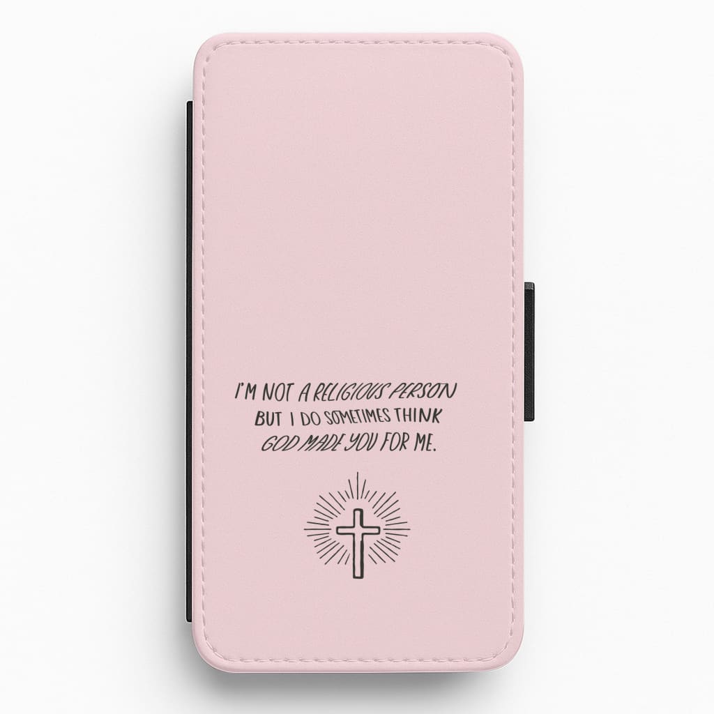 I'm Not A Religious Person Flip / Wallet Phone Case