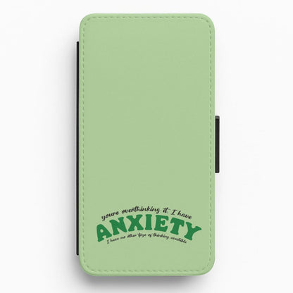 You're Overthinking It Flip / Wallet Phone Case