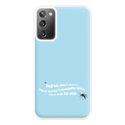 Regrets Don't Leave Phone Case for Galaxy Note 20 Ultra