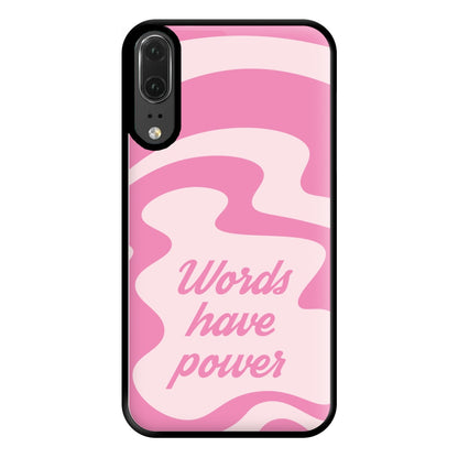 Words Have Power Phone Case for Huawei P20