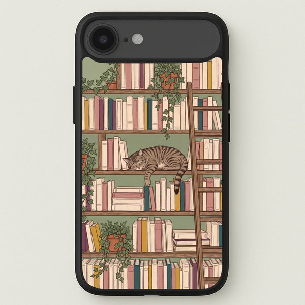 Cat Shelf Phone Case - iPhone 17 Air / Standard