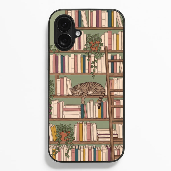 Cat Shelf Phone Case - iPhone 16 / Standard
