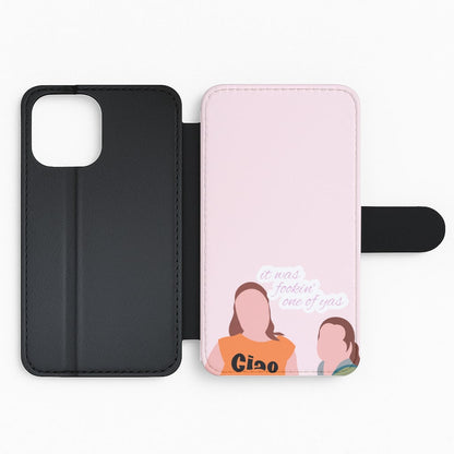It Was Fookin' One Of Yas - British Pop Culture Flip Phone Case