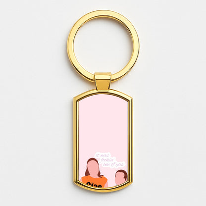 It Was Fookin' One Of Yas - British Pop Culture Gold Keyring