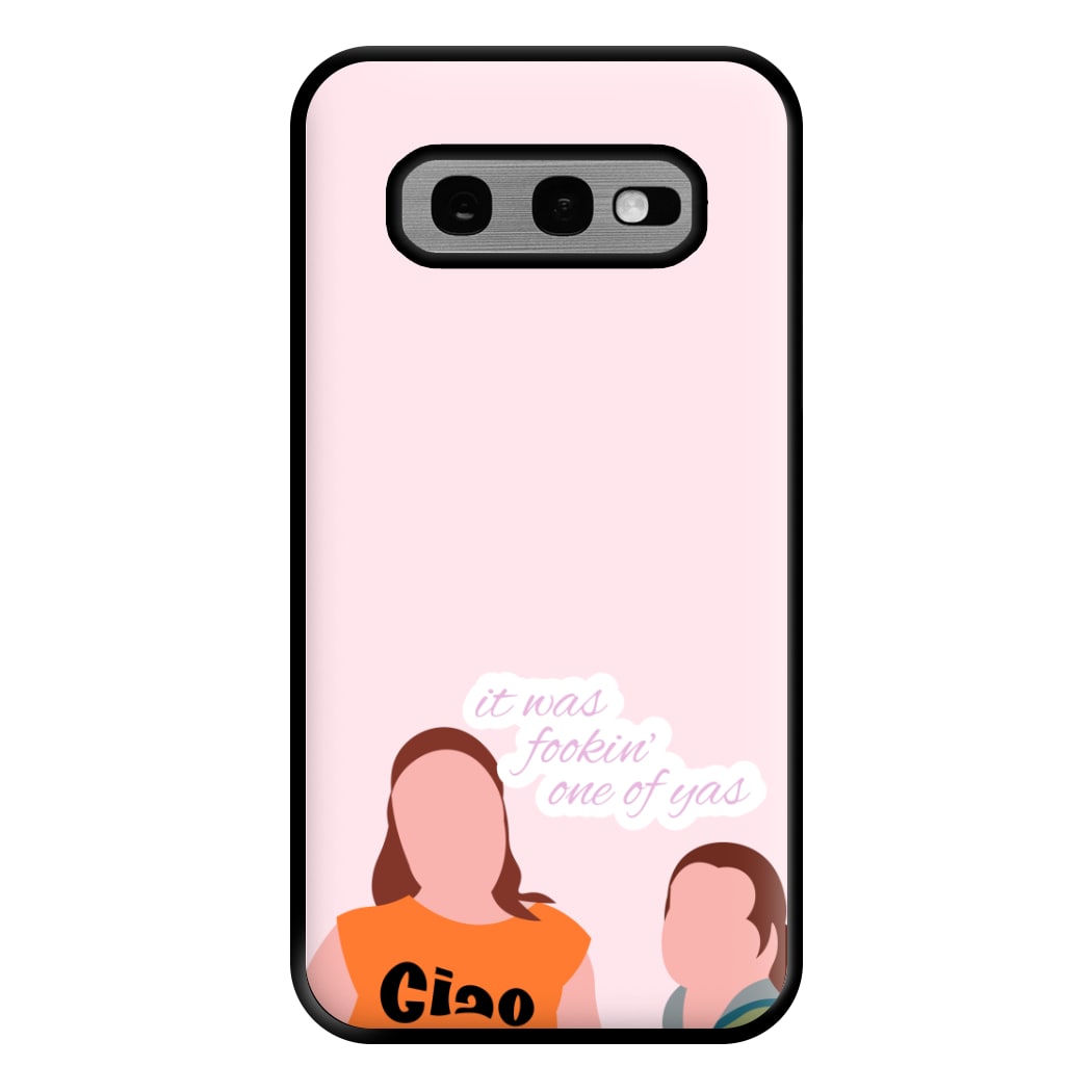 It Was Fookin' One Of Yas - British Pop Culture Phone Case for Galaxy S10e