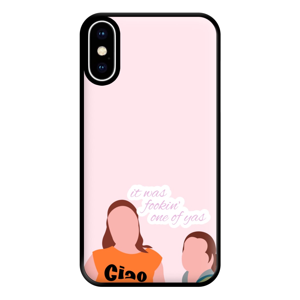 It Was Fookin' One Of Yas - British Pop Culture Phone Case for iPhone XS Max