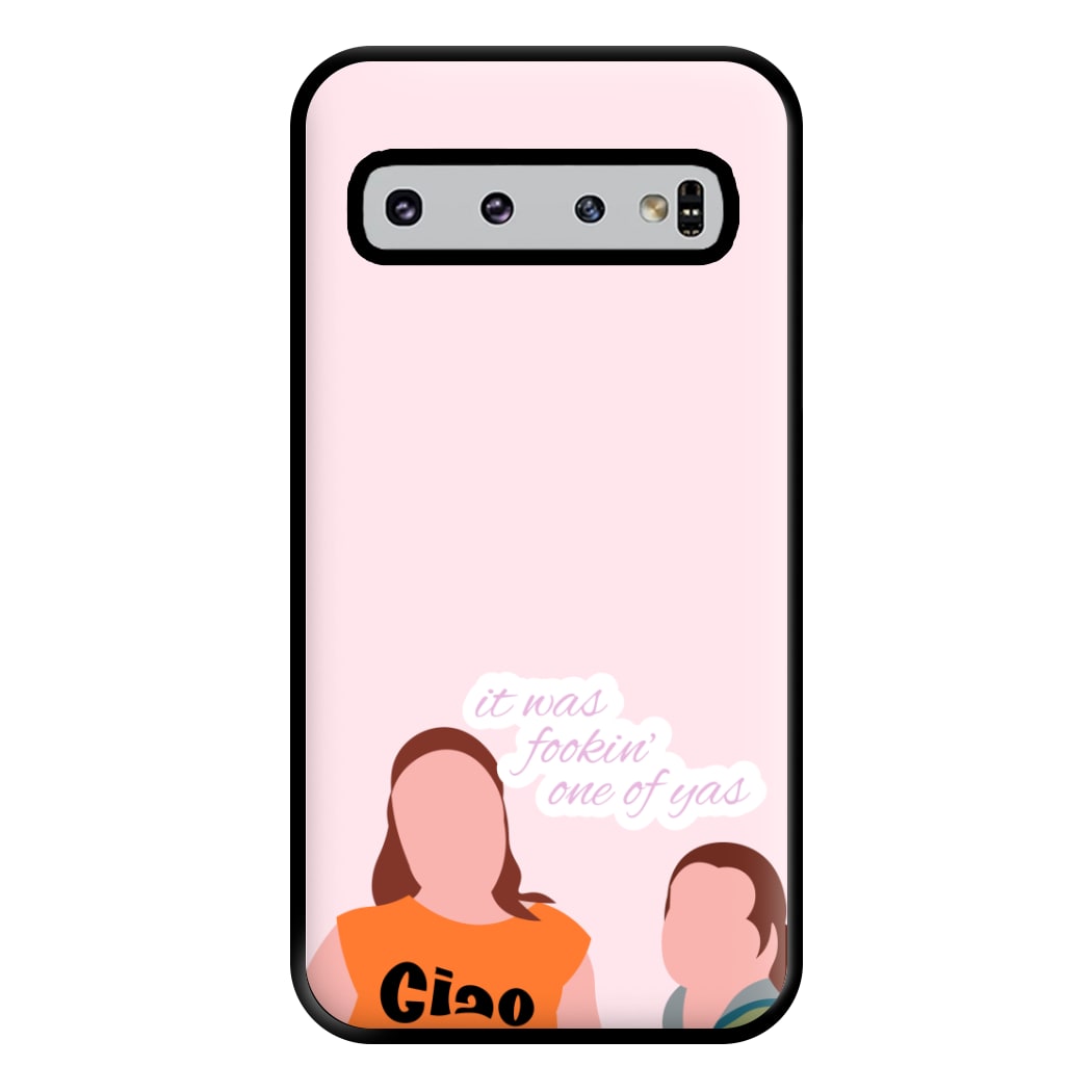 It Was Fookin' One Of Yas - British Pop Culture Phone Case for Galaxy S10 Plus