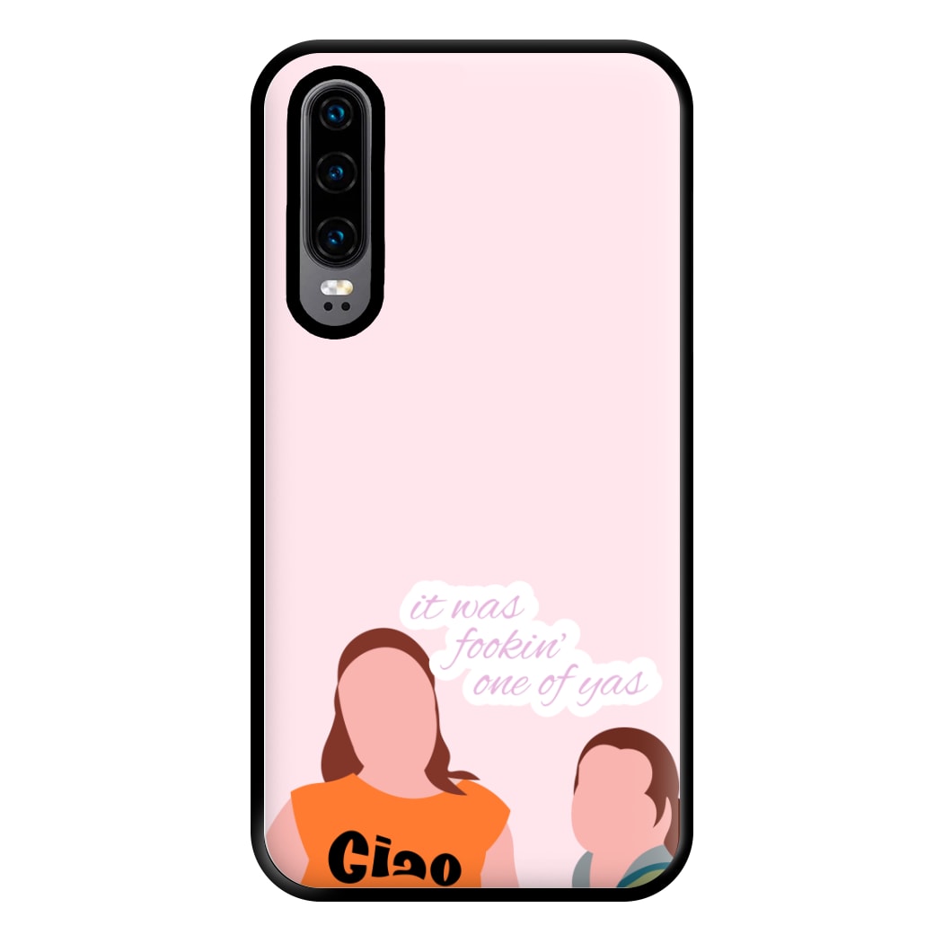 It Was Fookin' One Of Yas - British Pop Culture Phone Case for Huawei P30