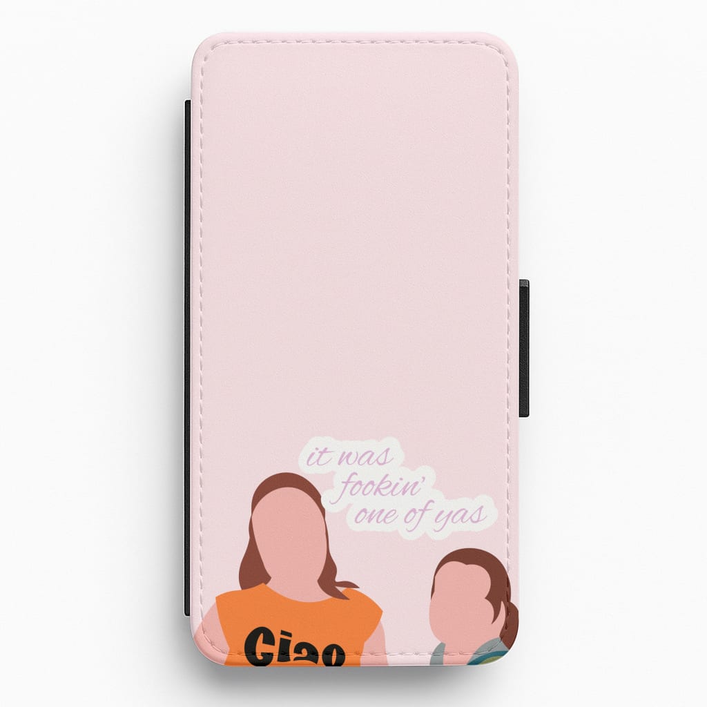 It Was Fookin' One Of Yas - British Pop Culture Flip / Wallet Phone Case