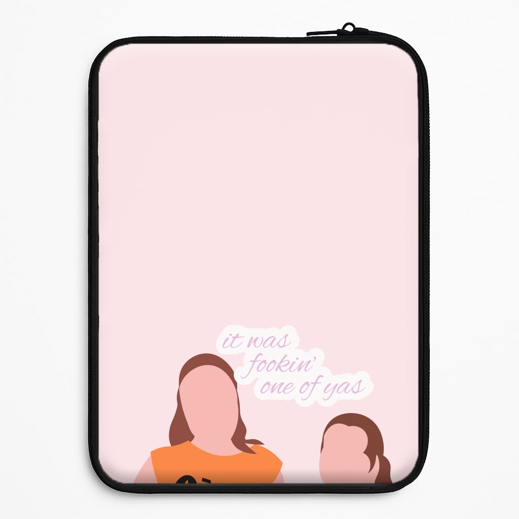 It Was Fookin' One Of Yas - British Pop Culture Laptop Sleeve