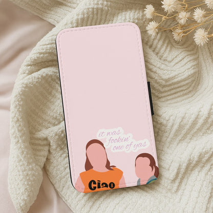 It Was Fookin' One Of Yas - British Pop Culture Wallet Phone Case